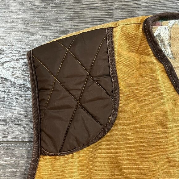 Vintage 60s American Field Made in USA Hunting Vest Canvas Game Pocket Size XL - Picture 2 of 12